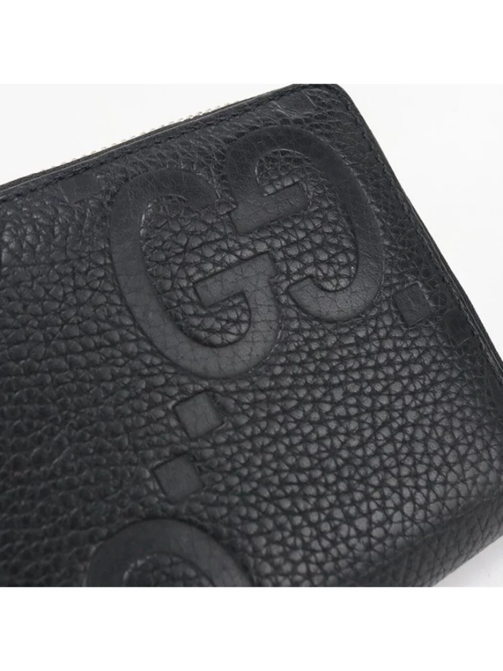 Gucci Jumbo GG Wallet Zip Around Leather